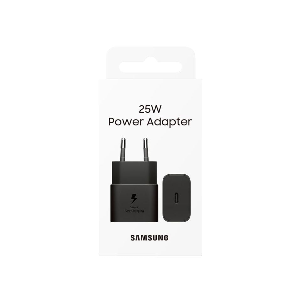 SAMSUNG EP-T2510N Type C Hızlı Şarj Adaptörü (25W) - Siyah